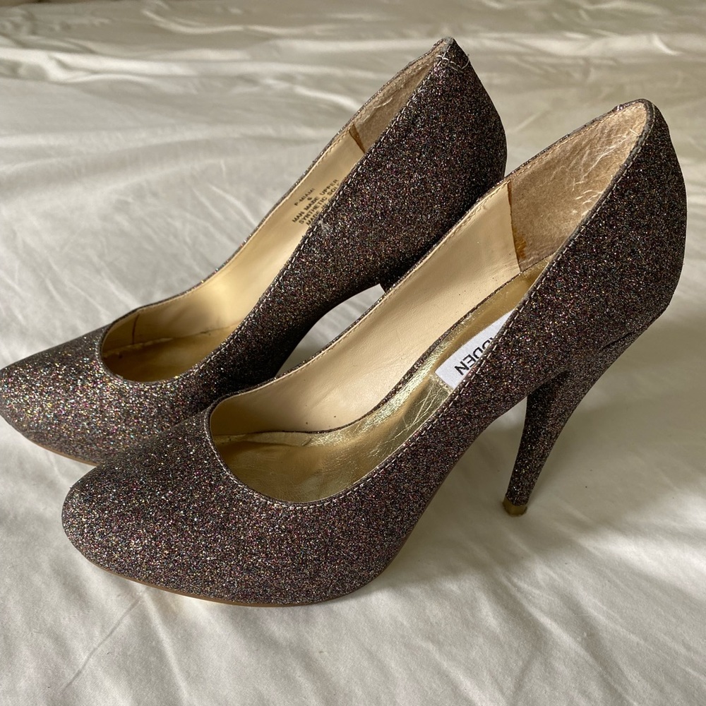 Steve Madden Miami Glitter Heels